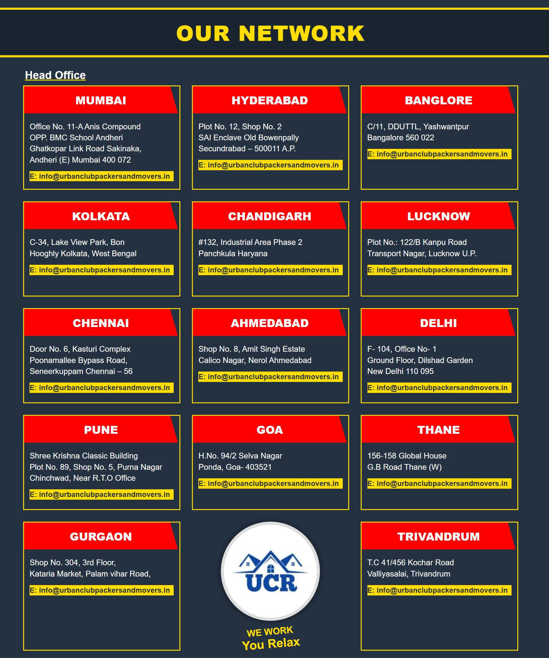 Cargo shipping services