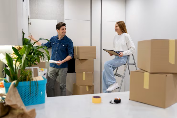 Office relocation services included